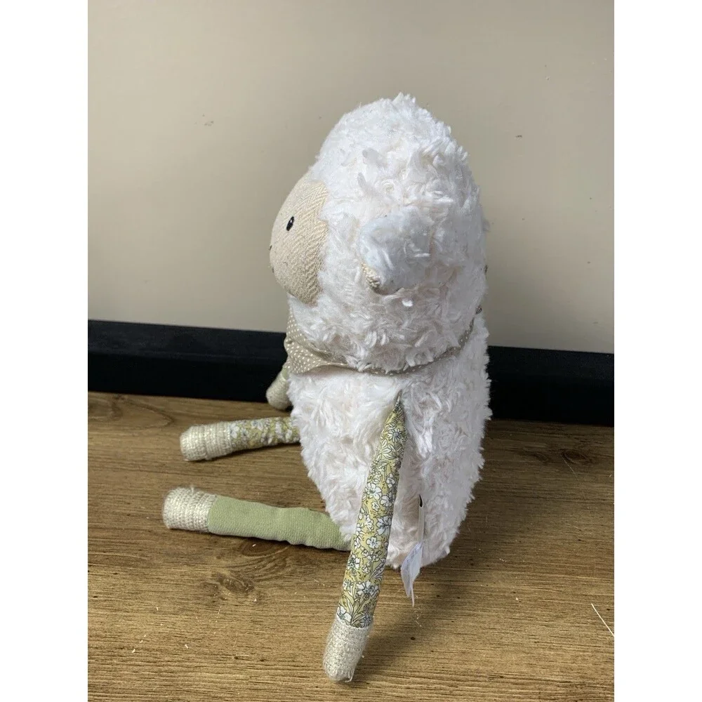 Pier 1 Imports Juniper Sheep Lamb Ivory Plush Pillow Stuffed Animal